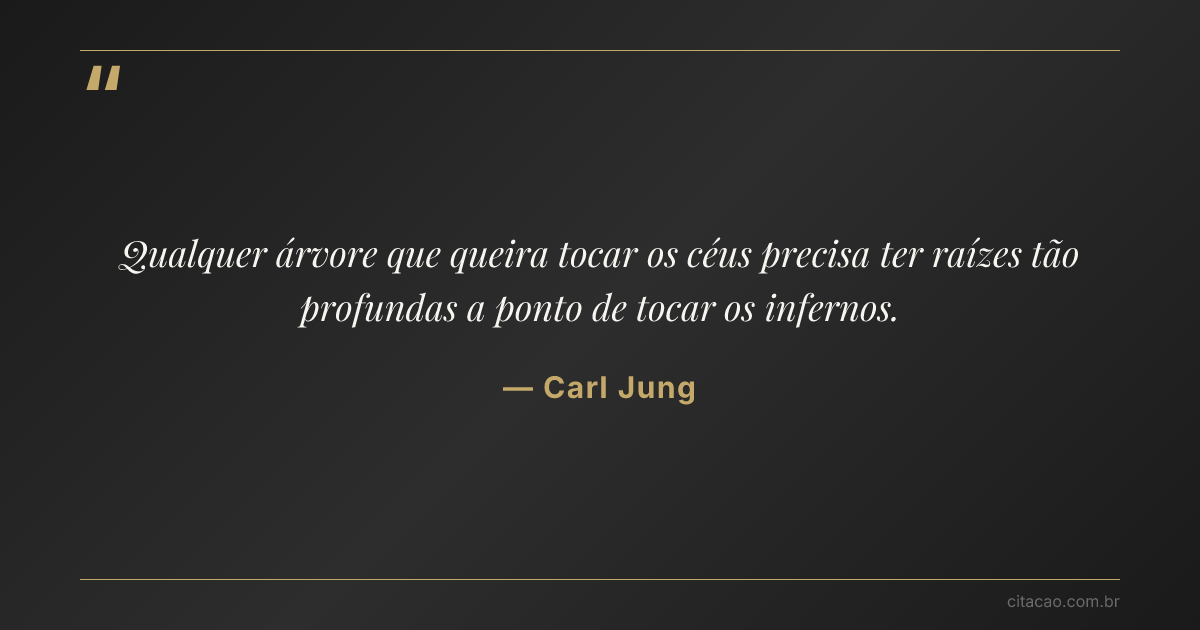 Citação de Carl Jung