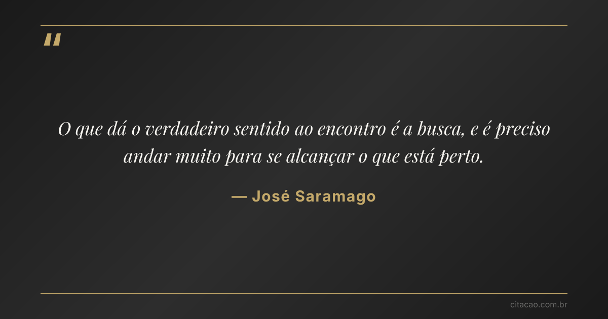 Citação de José Saramago