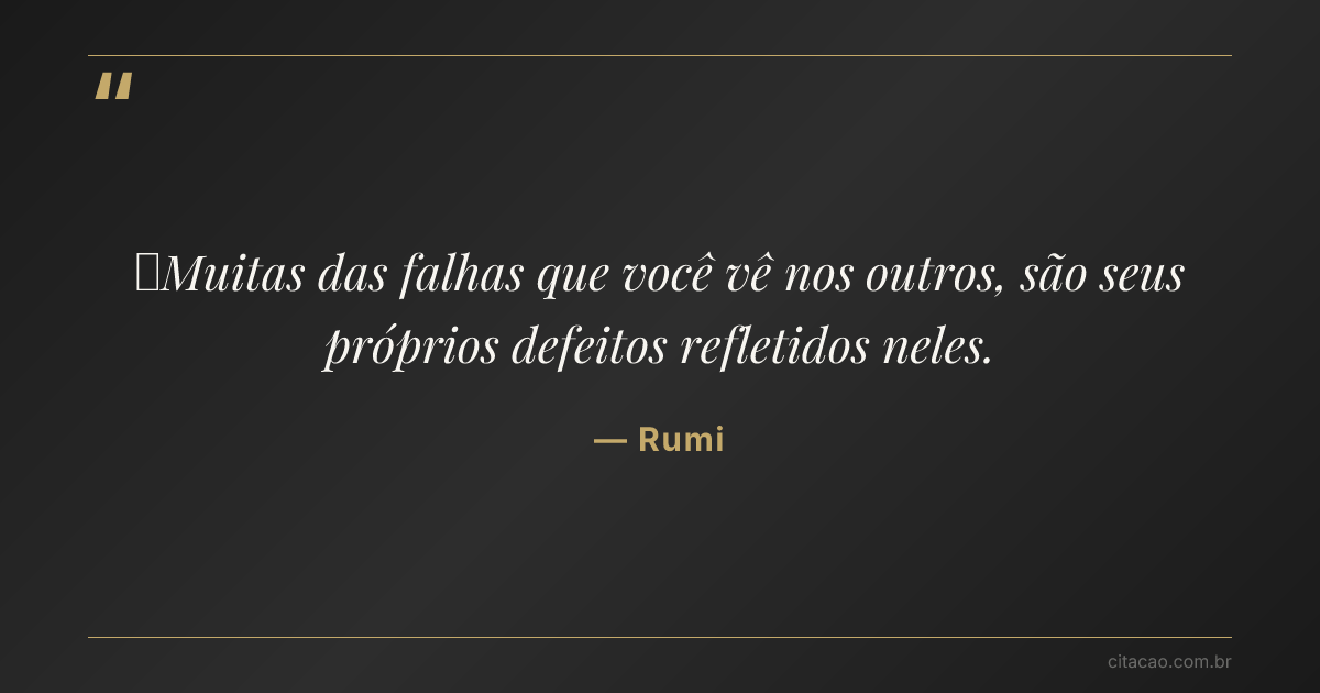 Citação de Rumi