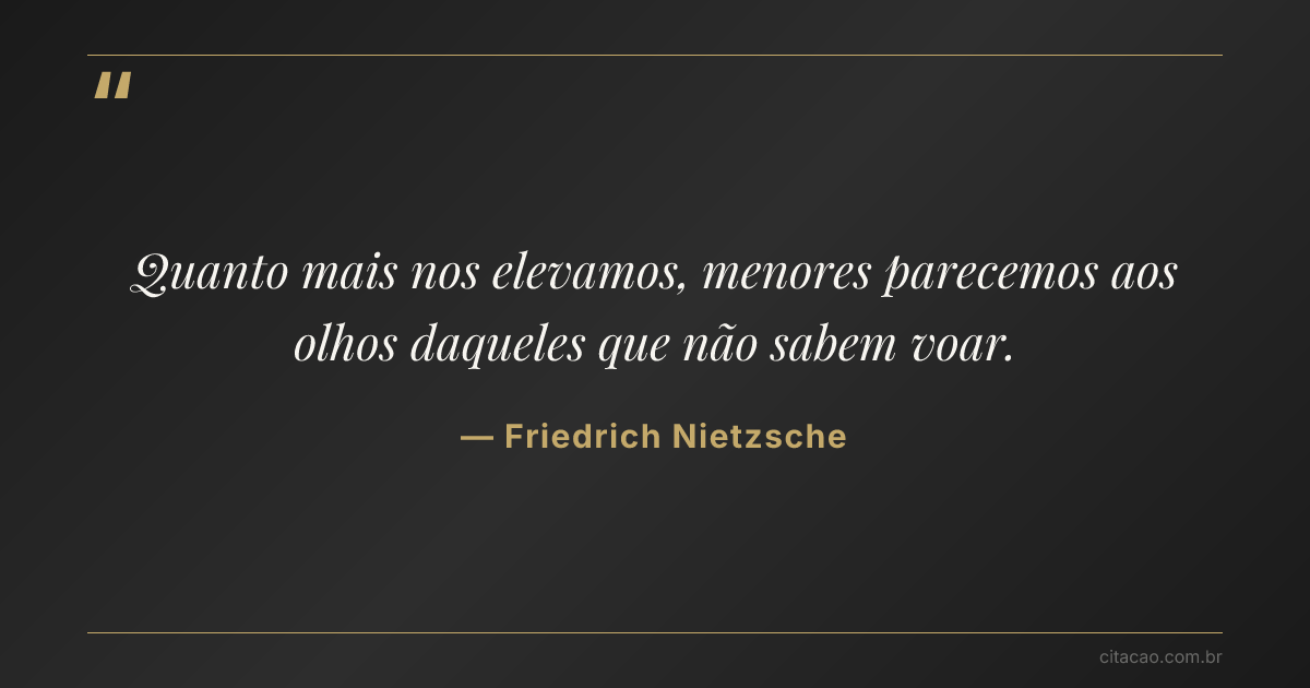 Citação de Friedrich Nietzsche