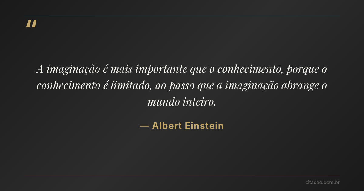 Citação de Albert Einstein