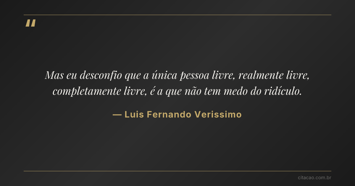 Citação de Luis Fernando Verissimo