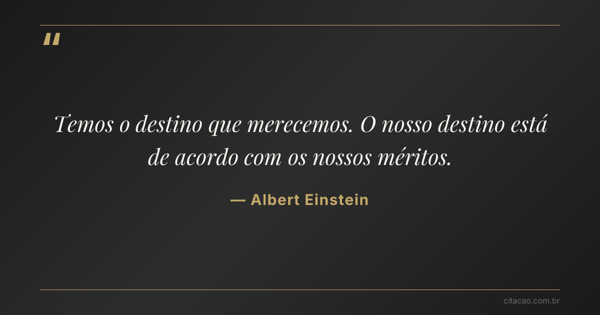 Citação de Albert Einstein