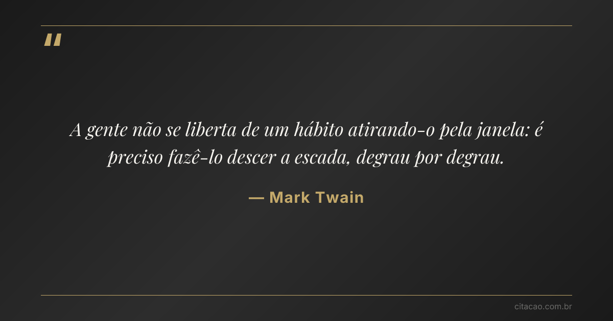 Citação de Mark Twain