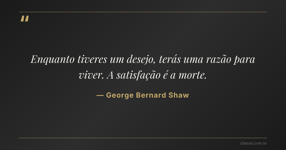 Citação de George Bernard Shaw