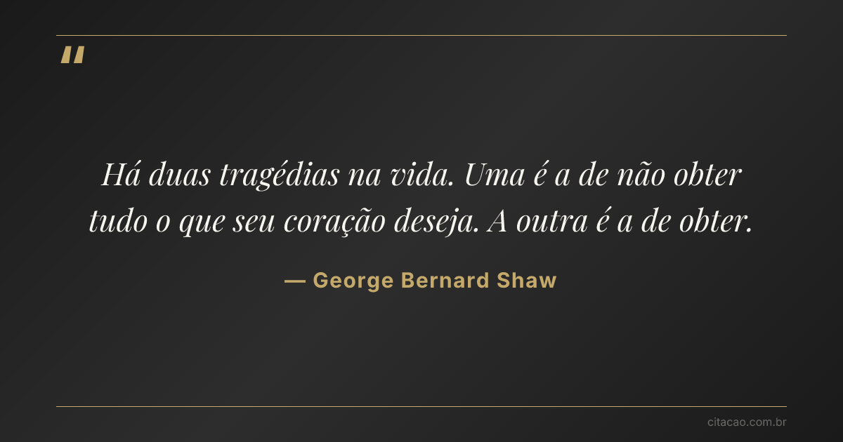 Citação de George Bernard Shaw