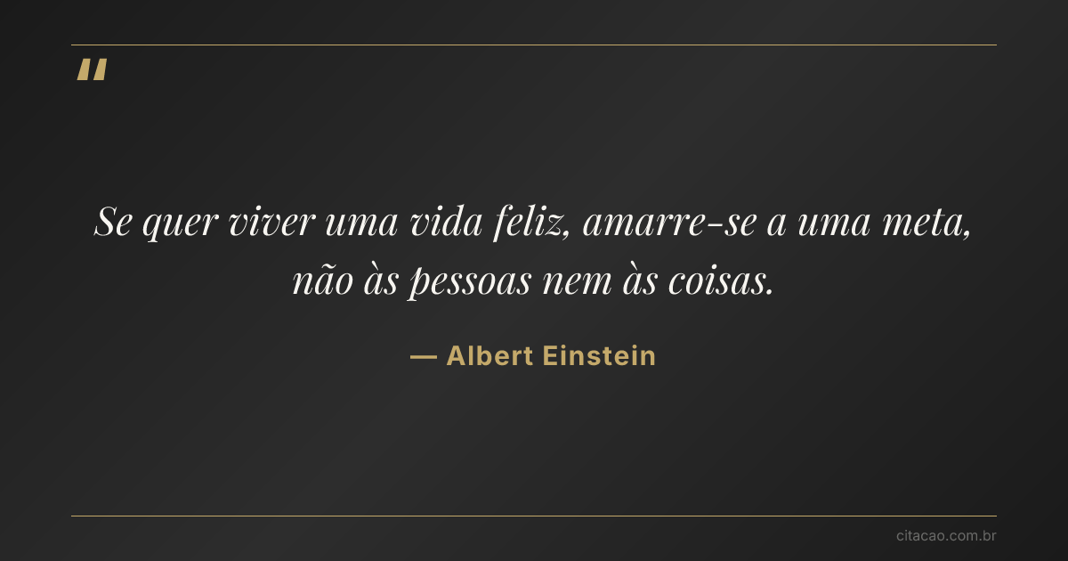 Citação de Albert Einstein