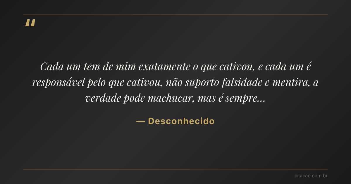 Citação de Desconhecido