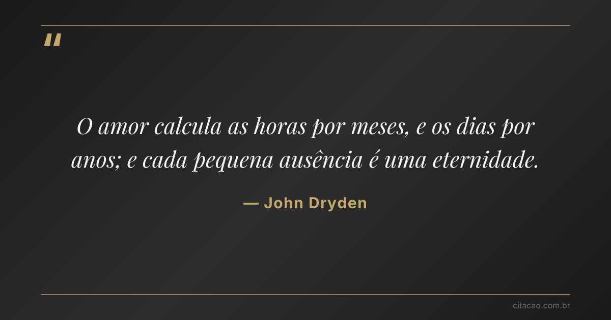 Citação de John Dryden