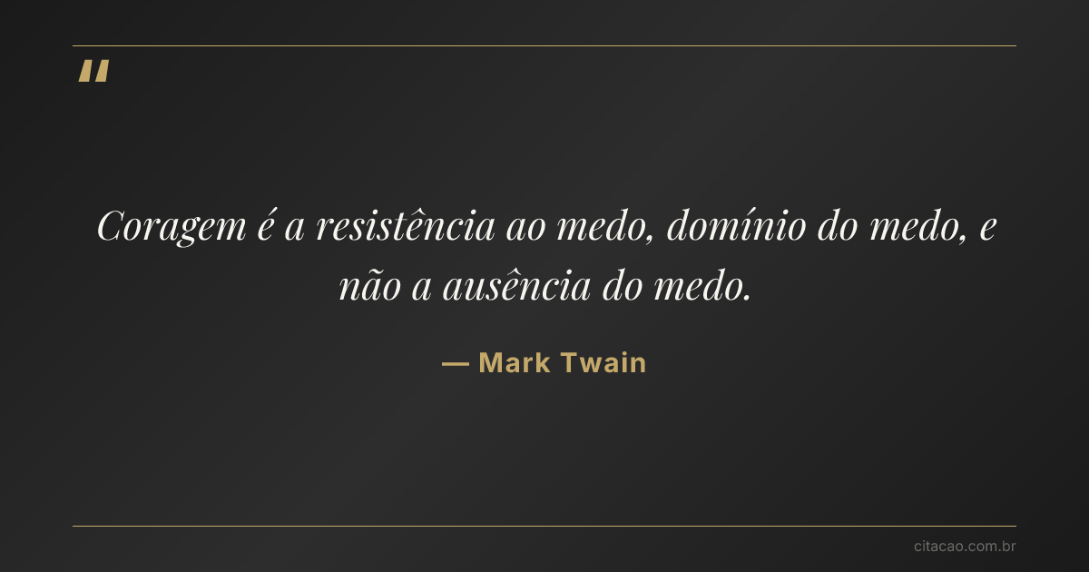 Citação de Mark Twain