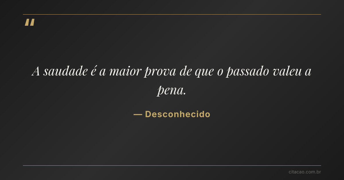 Citação de Desconhecido