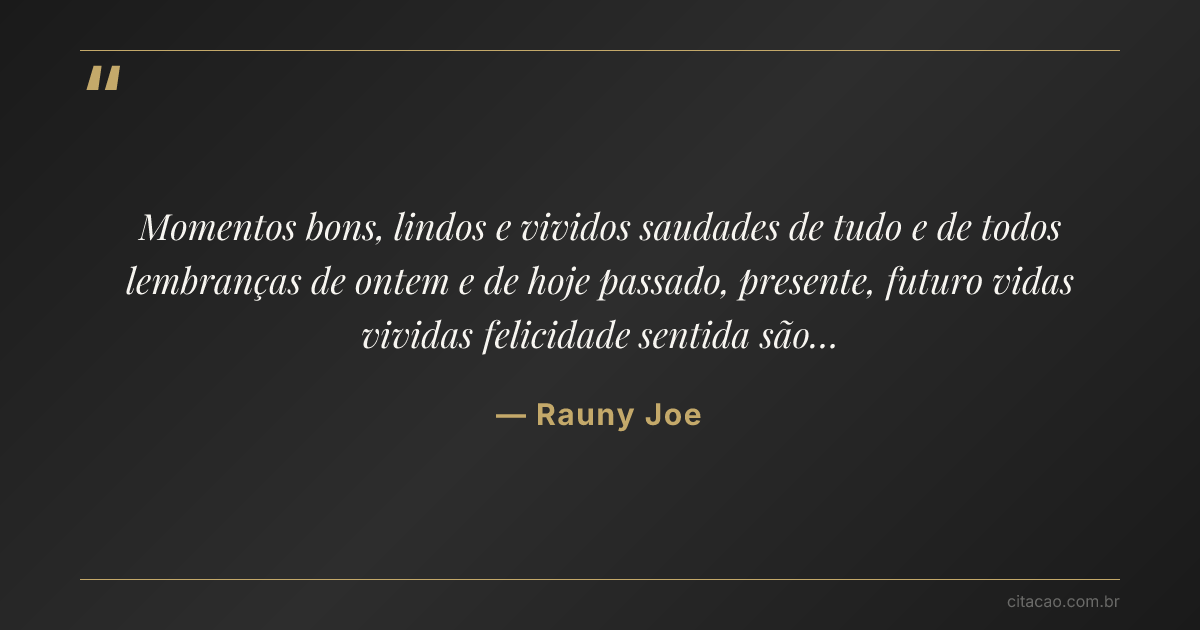 Citação de Rauny Joe