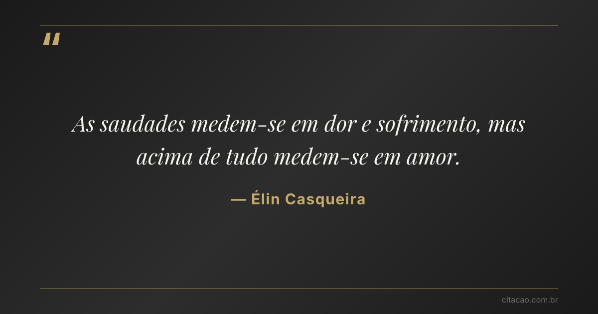 Citação de Élin Casqueira