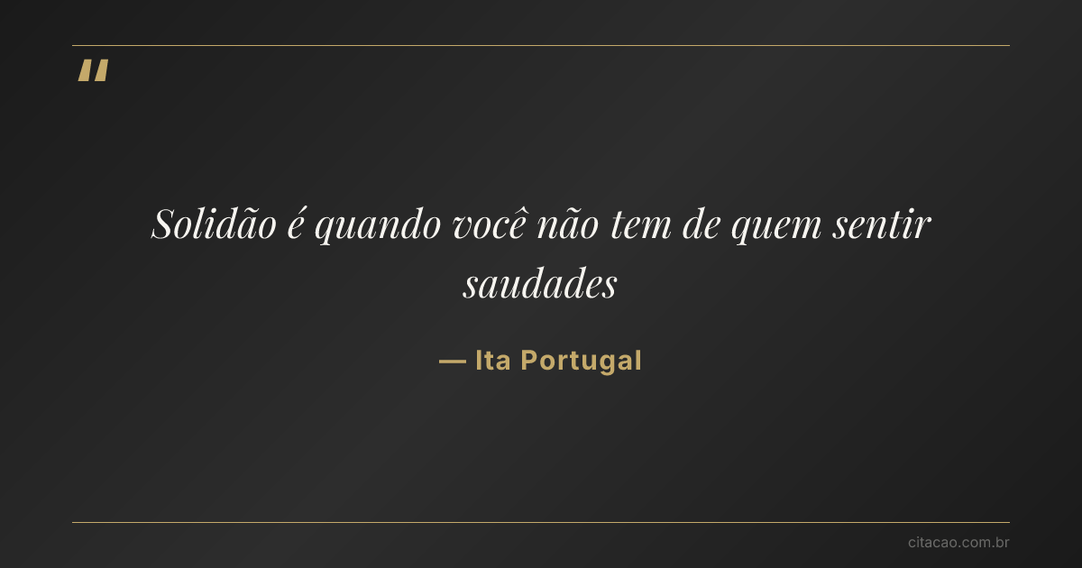 Citação de Ita Portugal