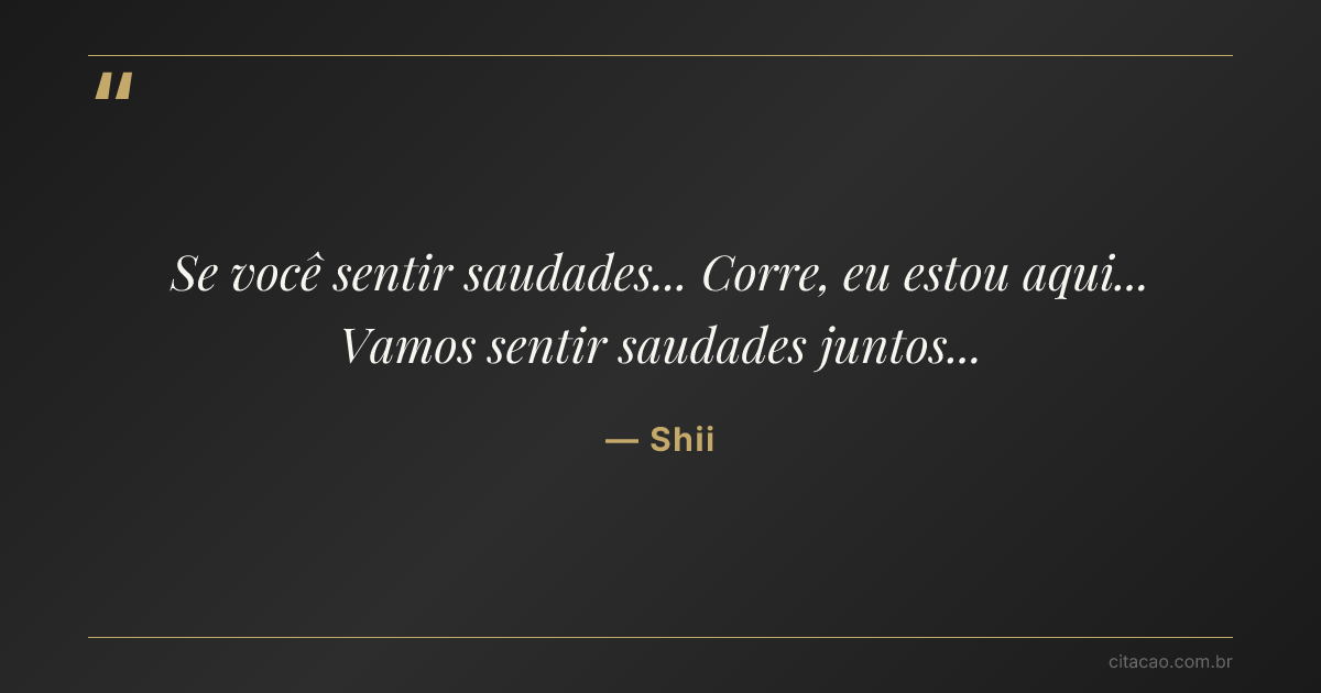 Citação de Shii