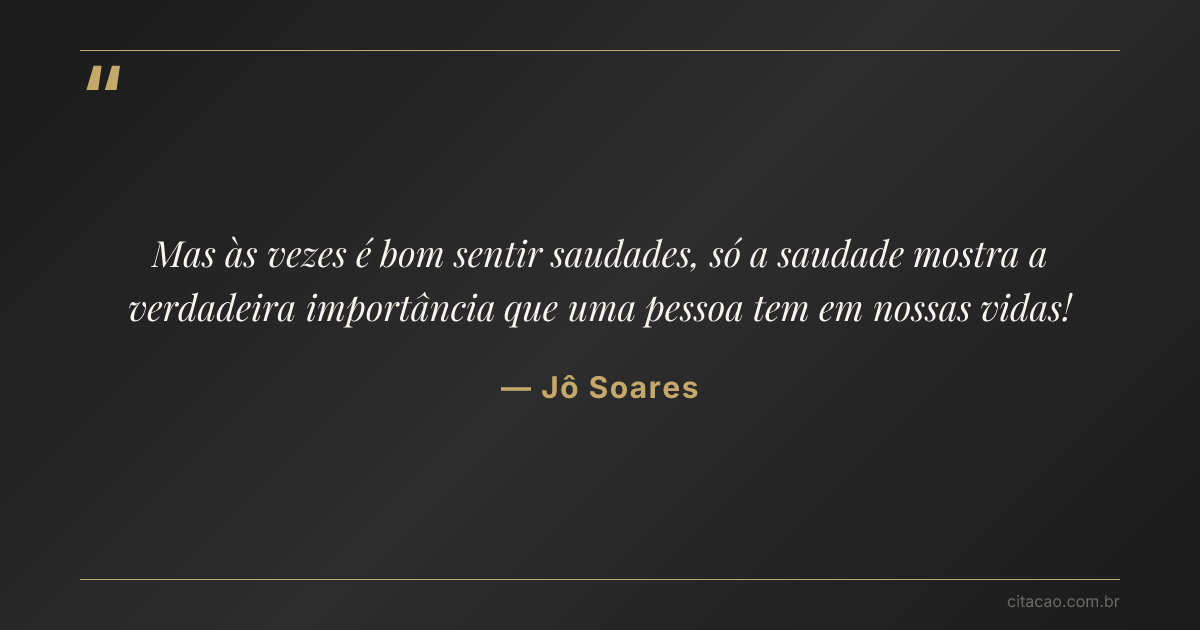 Citação de Jô Soares