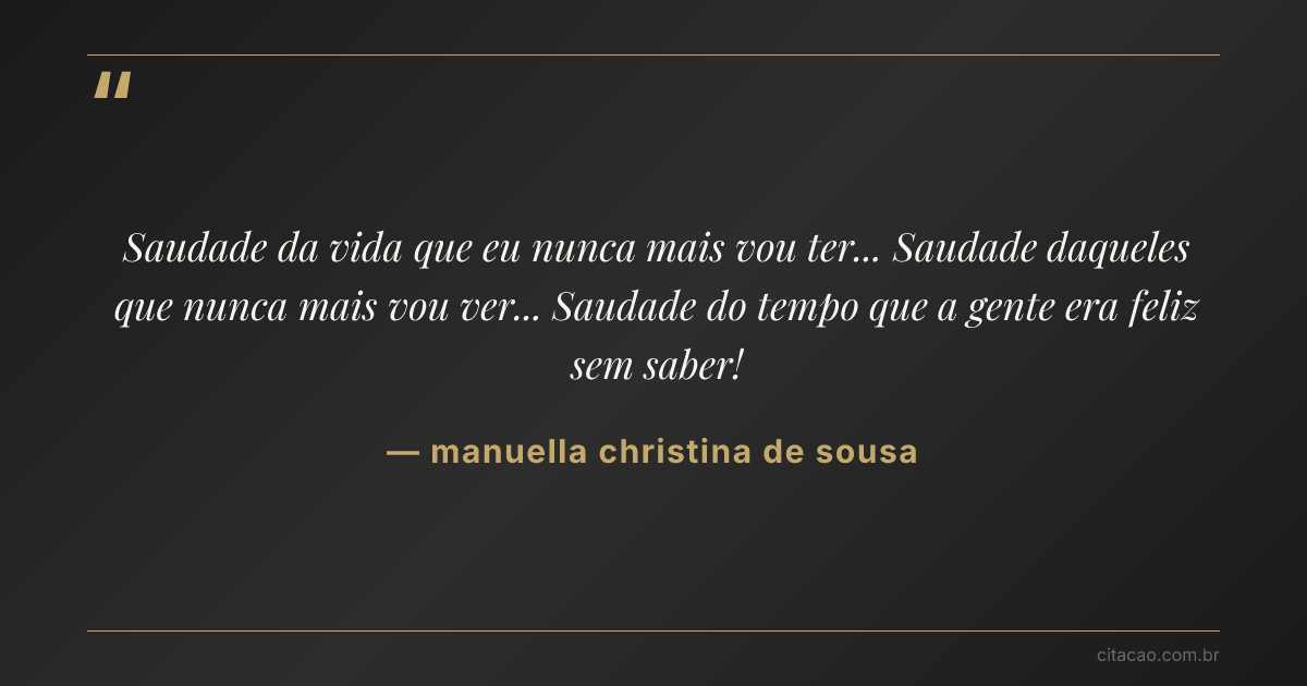 Citação de manuella christina de sousa