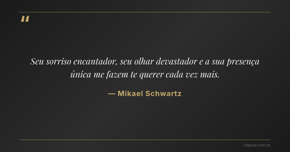 Citação de Mikael Schwartz