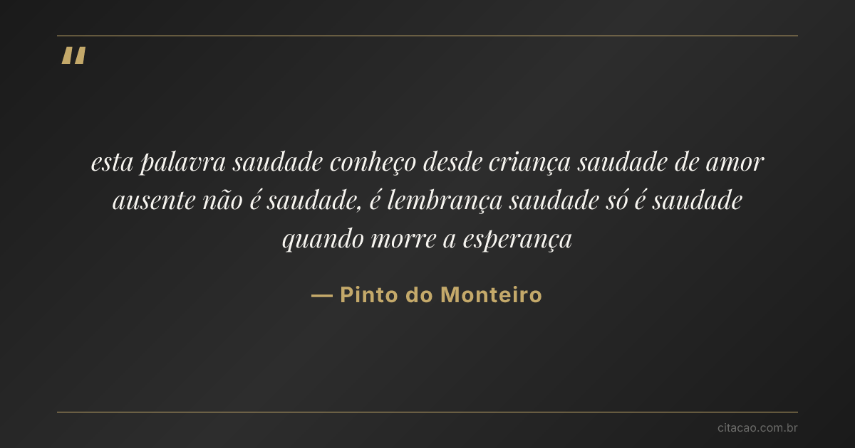 Citação de Pinto do Monteiro