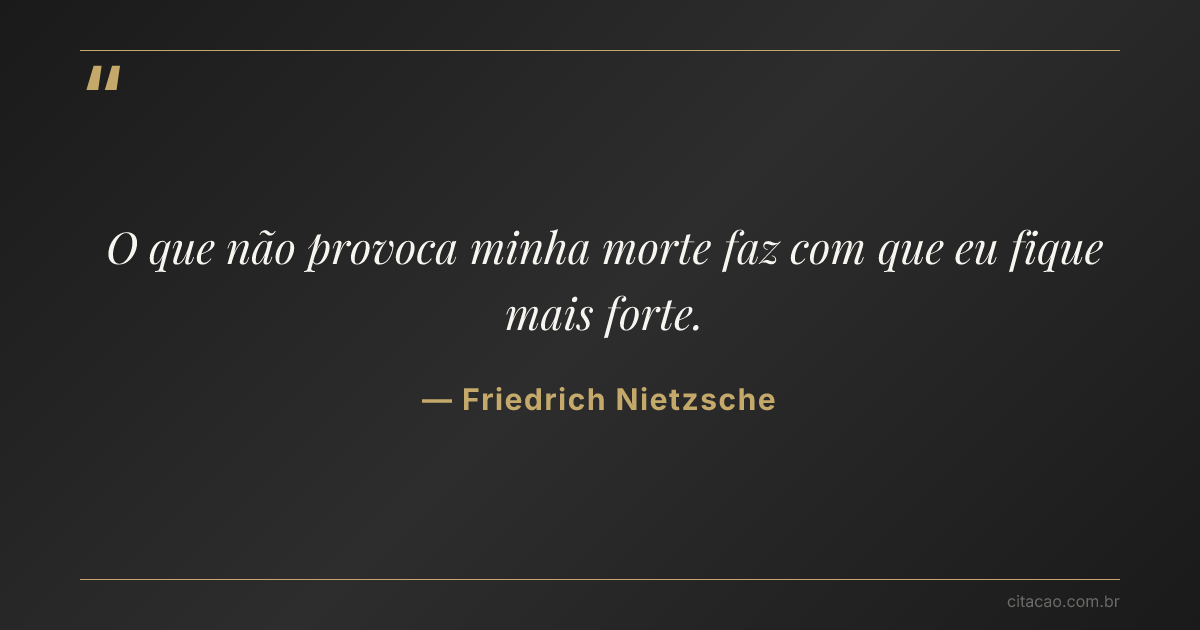 Citação de Friedrich Nietzsche