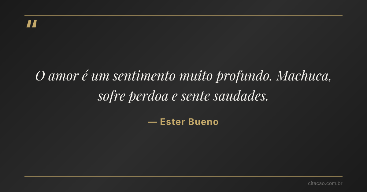 Citação de Ester Bueno