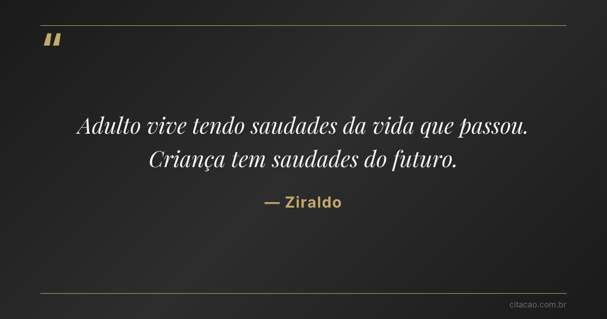 Citação de Ziraldo