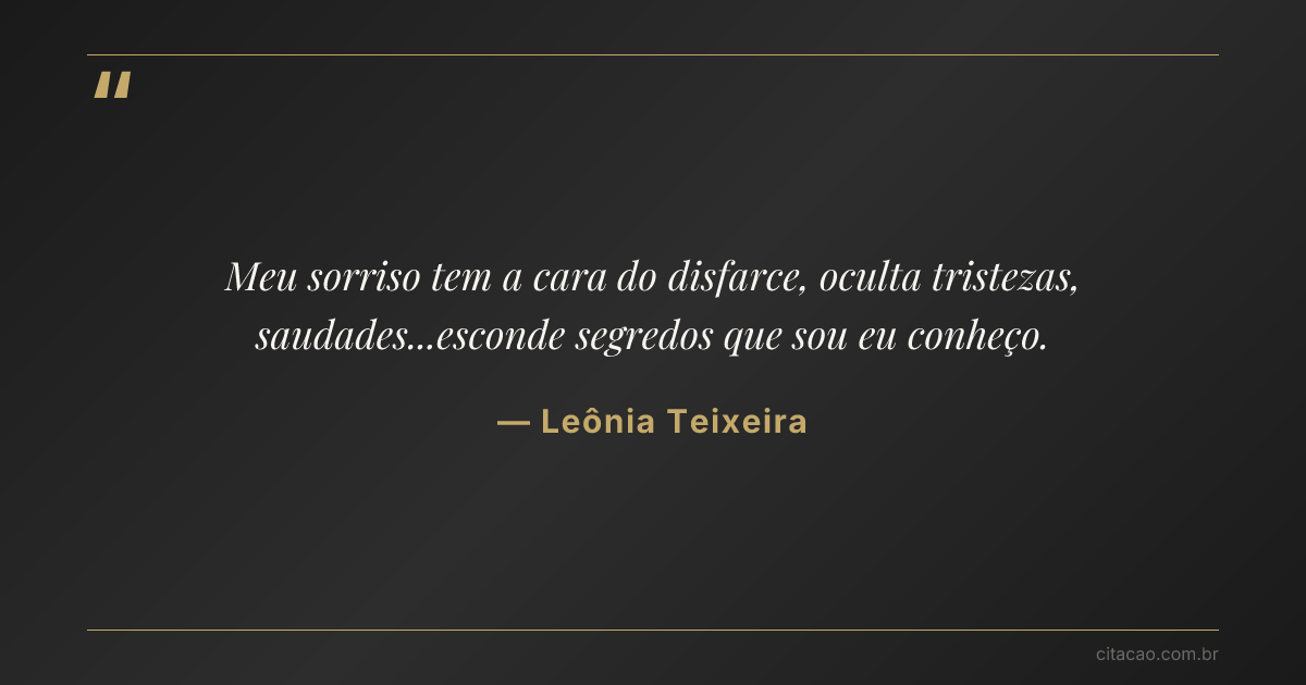 Citação de Leônia Teixeira