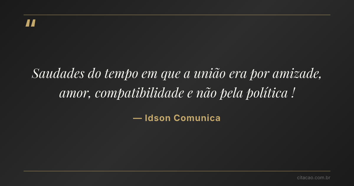 Citação de Idson Comunica