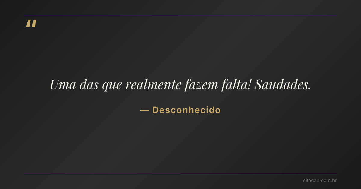 Citação de Desconhecido