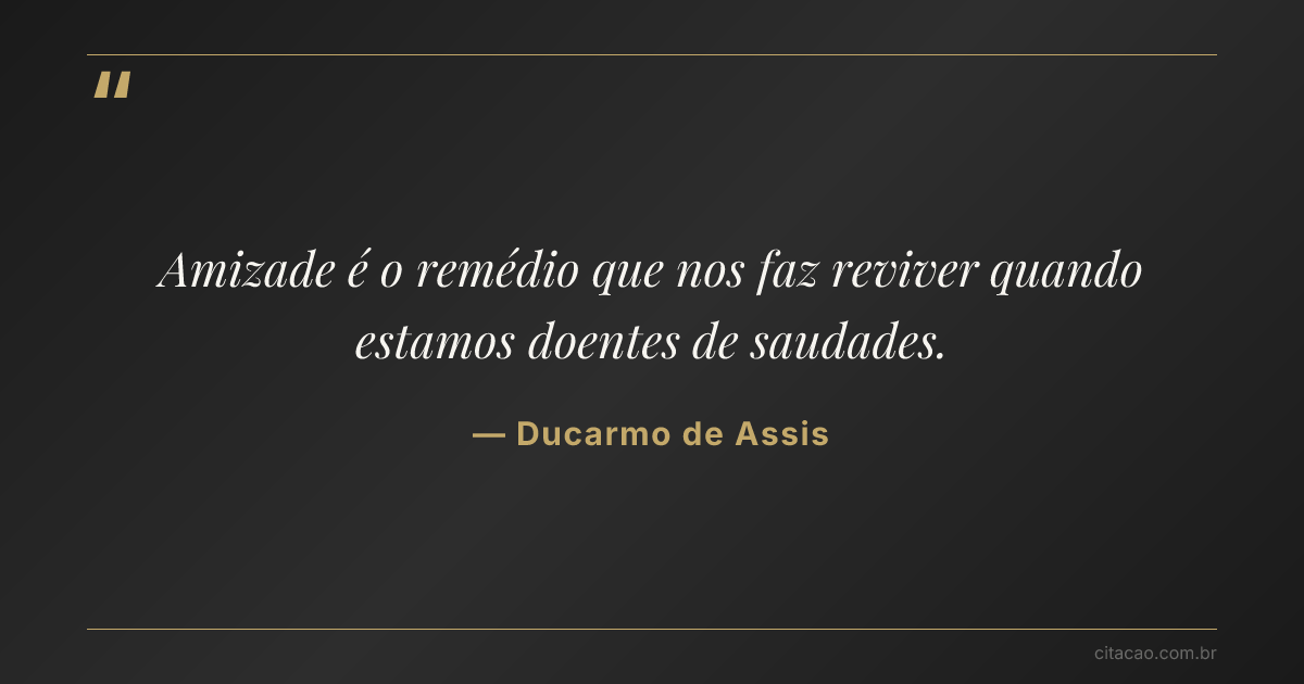 Citação de Ducarmo de Assis