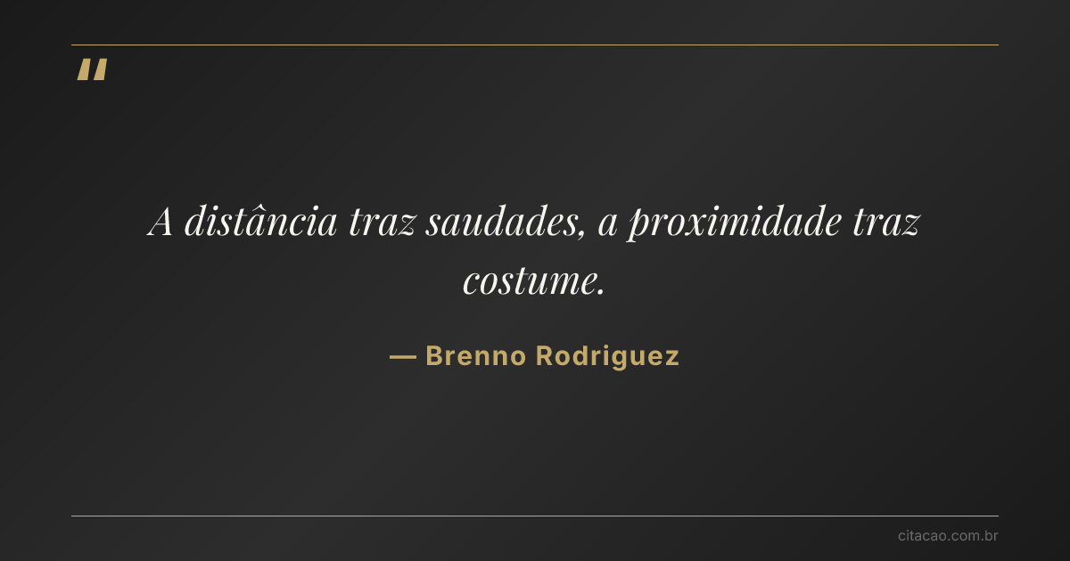 Citação de Brenno Rodriguez