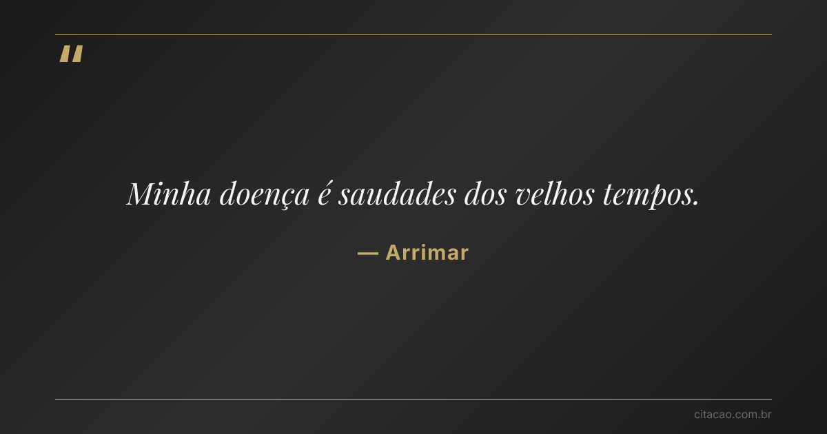 Citação de Arrimar
