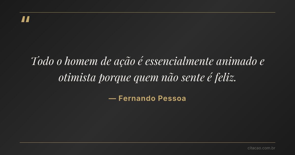 Citação de Fernando Pessoa