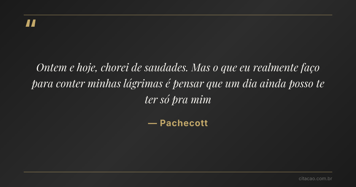 Citação de Pachecott