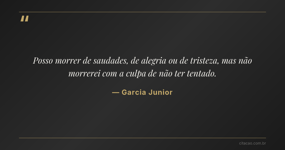 Citação de Garcia Junior